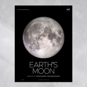 Luna By NASA Poster